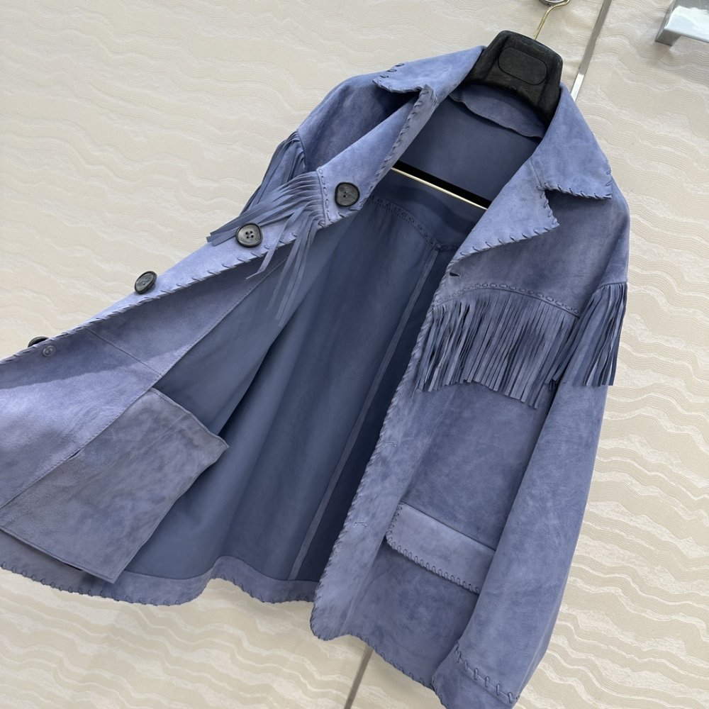 Замшевый блейзер женский Purple Label RL фото 8