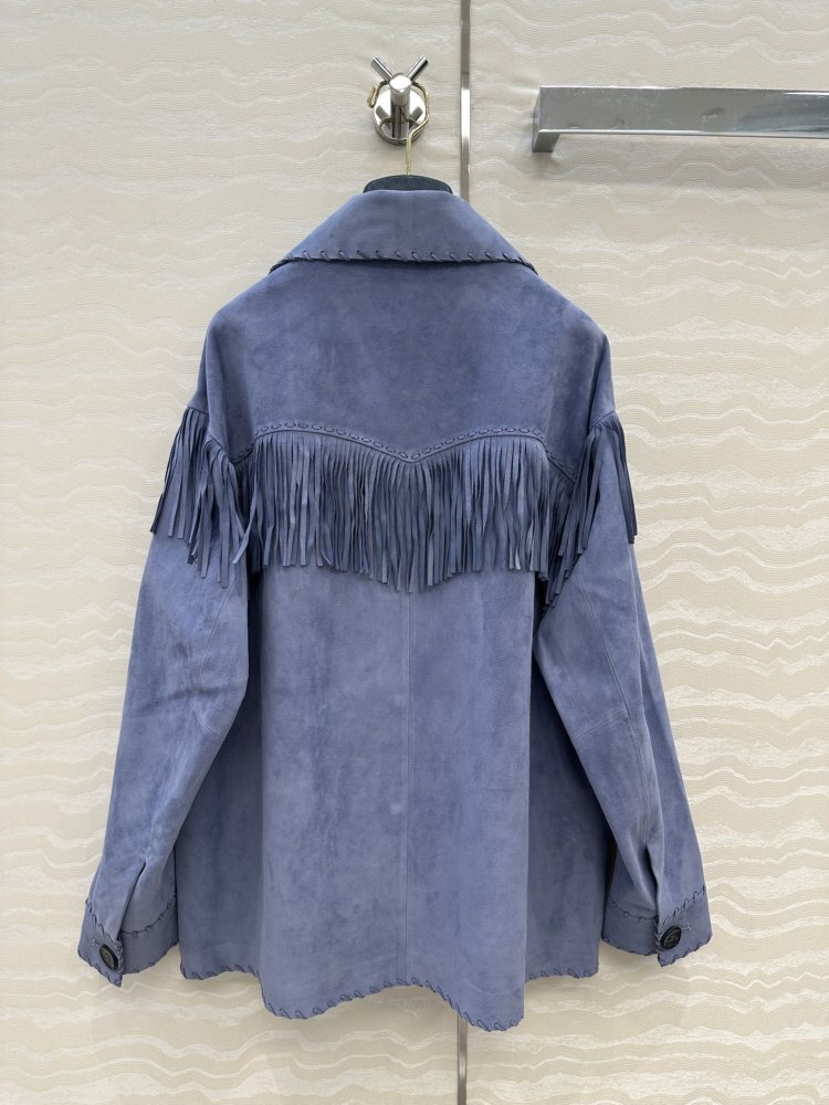 Замшевый блейзер женский Purple Label RL фото 9