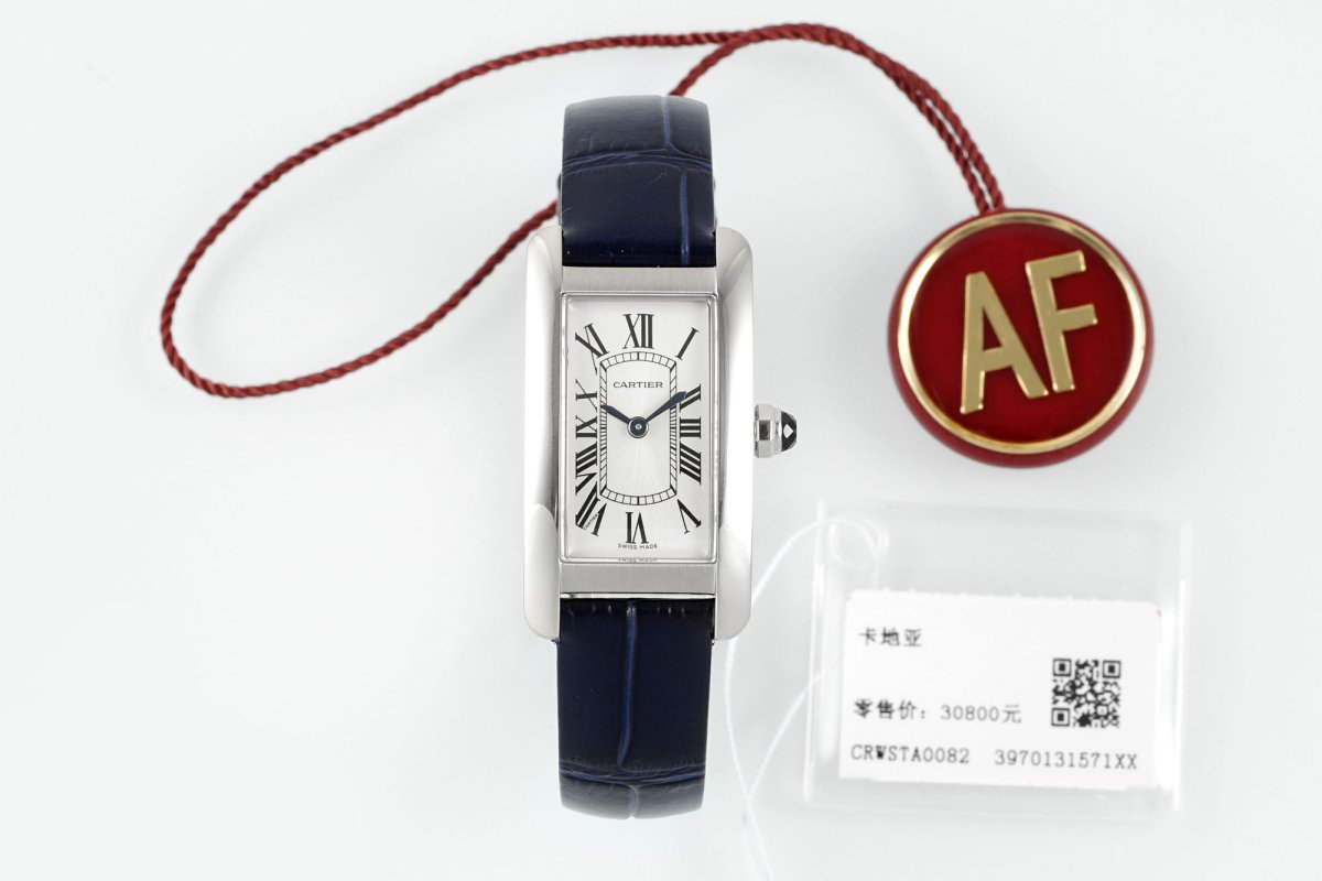 Женские часы 20 мм Cartier Tank Americaine