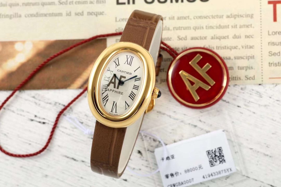 Женские часы 32 мм Cartier Baignoire