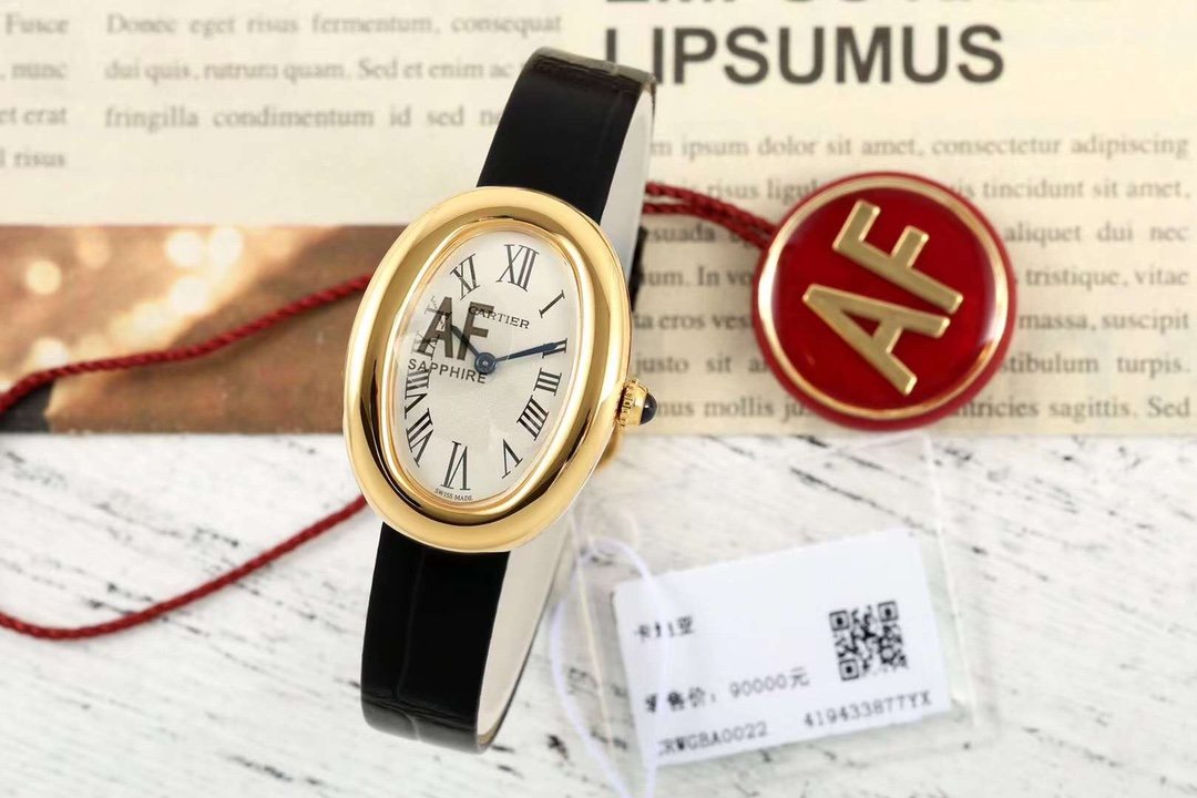 Women's clock 32 mm Cartier Baignoire
