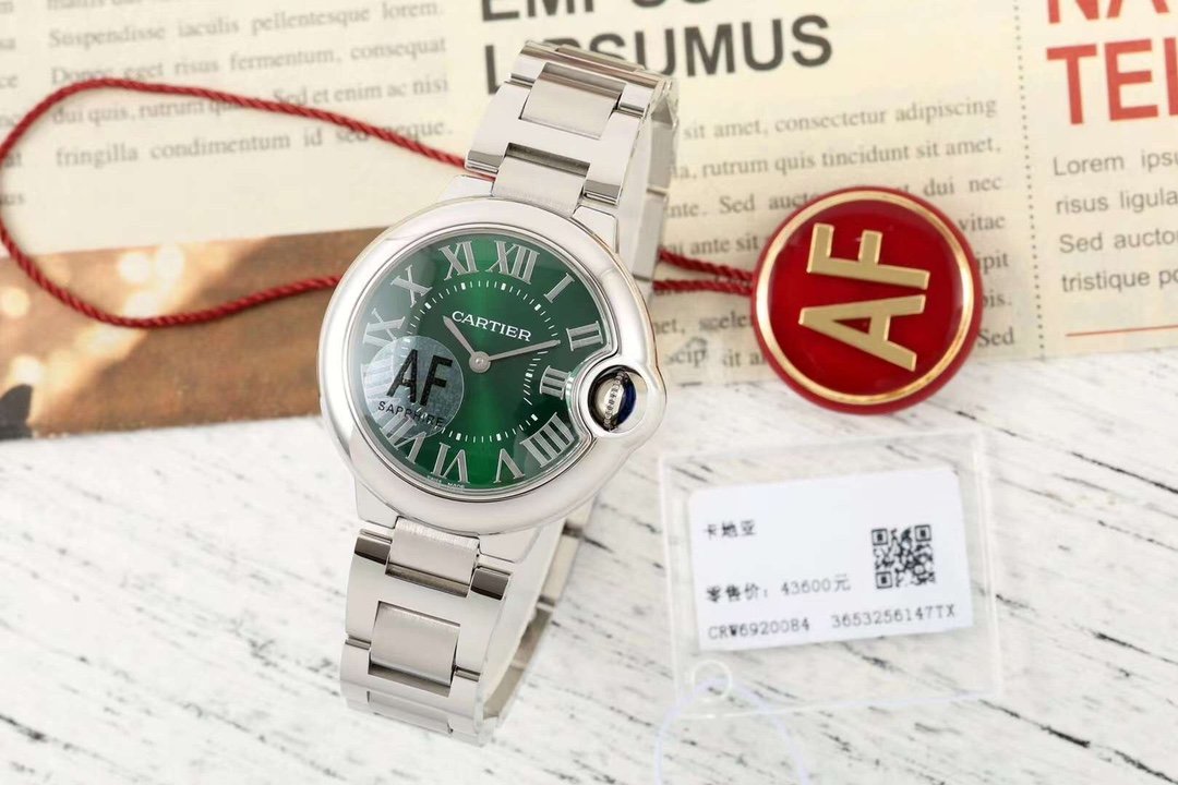 Жіночі годинник 33 мм Cartier Ballon Bleu 33mm Quartz