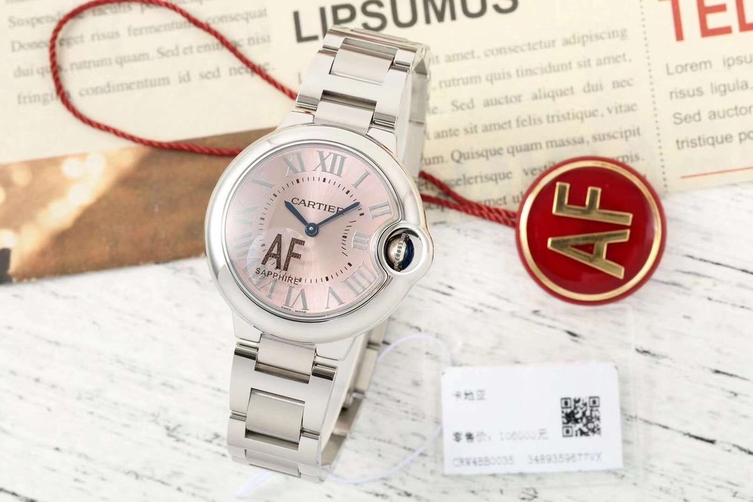 Жіночі годинник 33 мм Cartier Ballon Bleu 33mm Quartz