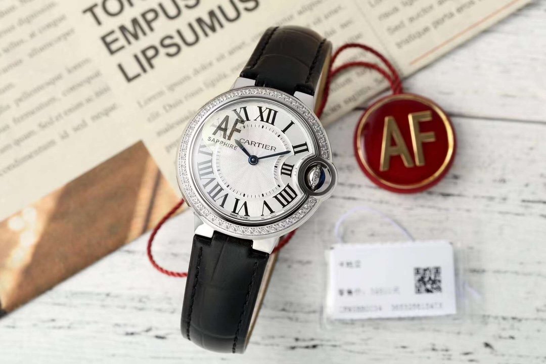 Женские часы 33 мм Cartier Ballon Bleu 33mm Quartz
