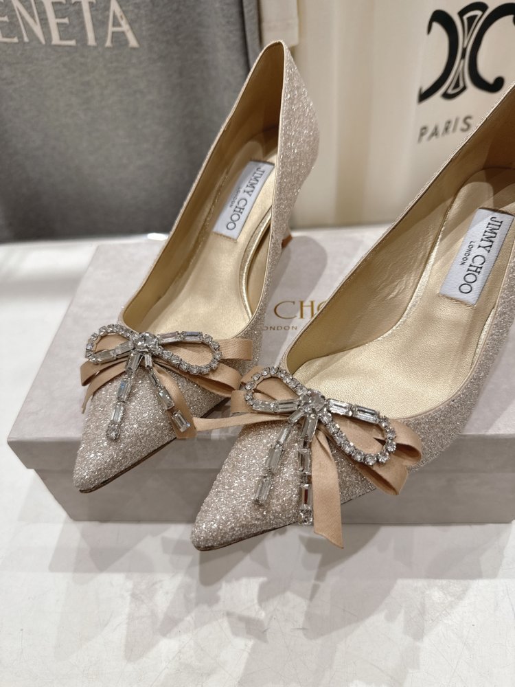 Женские туфли лодочки на шпильке с бантом остроносые фото 7