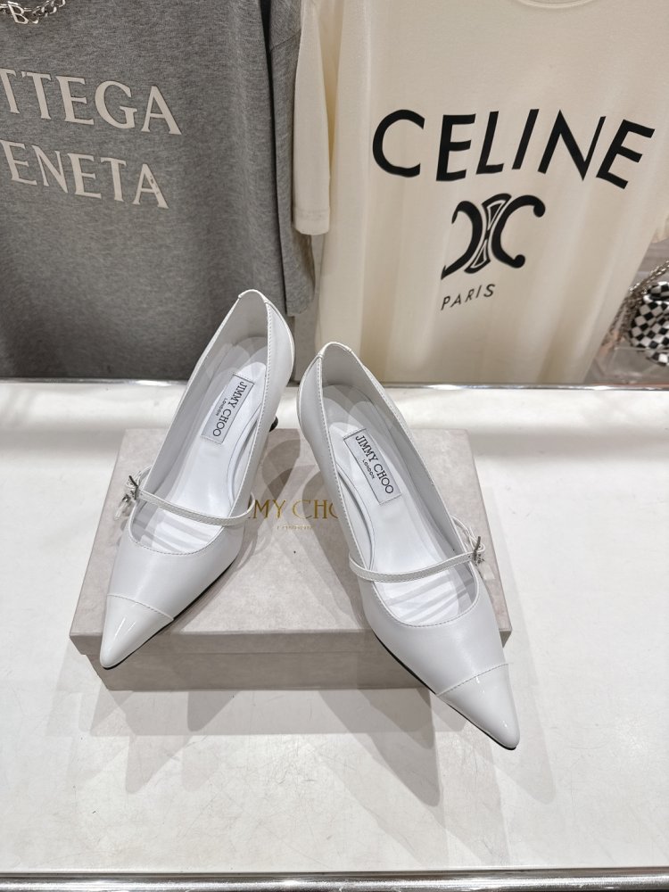 Женские туфли лодочки на шпильке с пряжкой Mary Jane остроносые фото 2