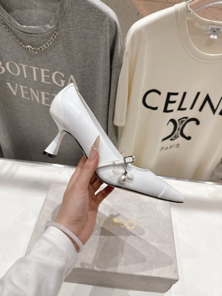 Женские туфли лодочки на шпильке с пряжкой Mary Jane остроносые фото 5