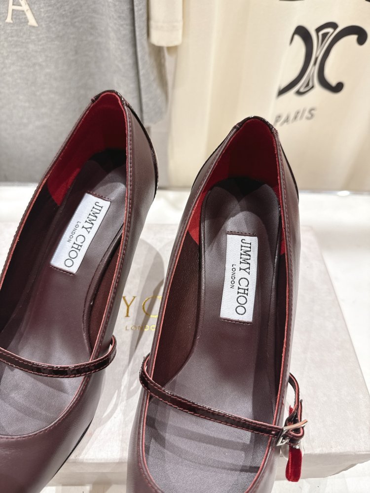 Женские туфли лодочки на шпильке с пряжкой Mary Jane остроносые фото 6