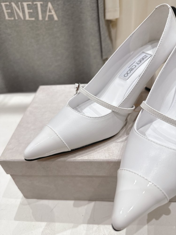 Женские туфли лодочки на шпильке с пряжкой Mary Jane остроносые фото 7