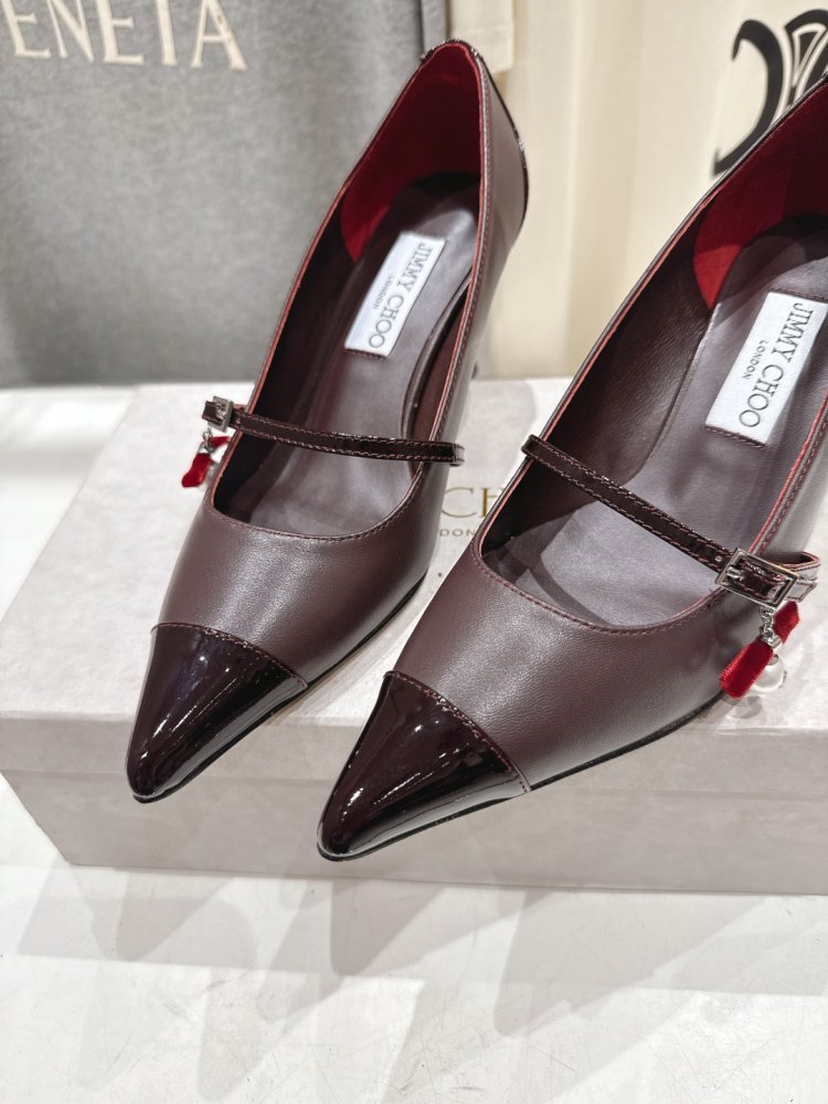 Женские туфли лодочки на шпильке с пряжкой Mary Jane остроносые фото 7