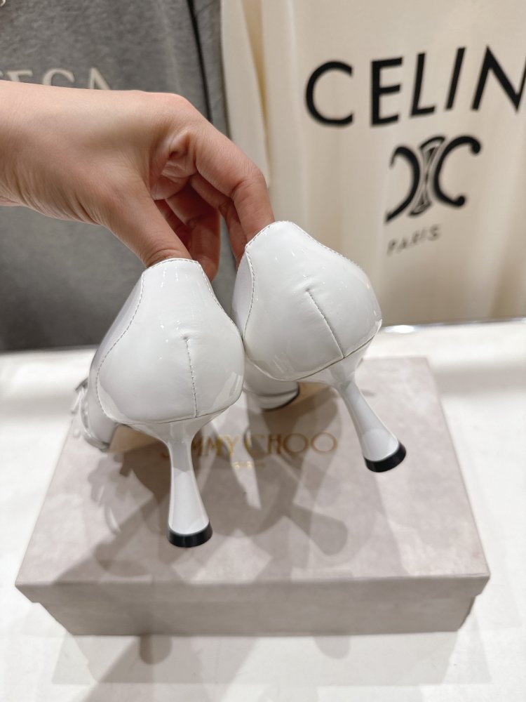 Женские туфли лодочки на шпильке с пряжкой Mary Jane остроносые фото 8