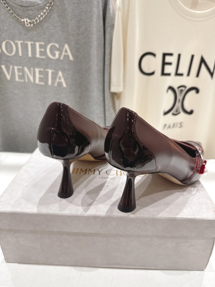 Женские туфли лодочки на шпильке с пряжкой Mary Jane остроносые фото 8