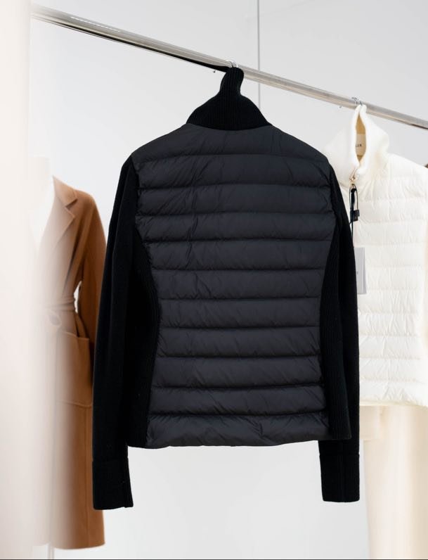 Женский демисезонный пуховик Moncler Cardigan Tricot фото 2