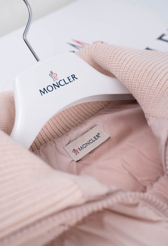 Женский демисезонный пуховик Moncler Cardigan Tricot фото 3