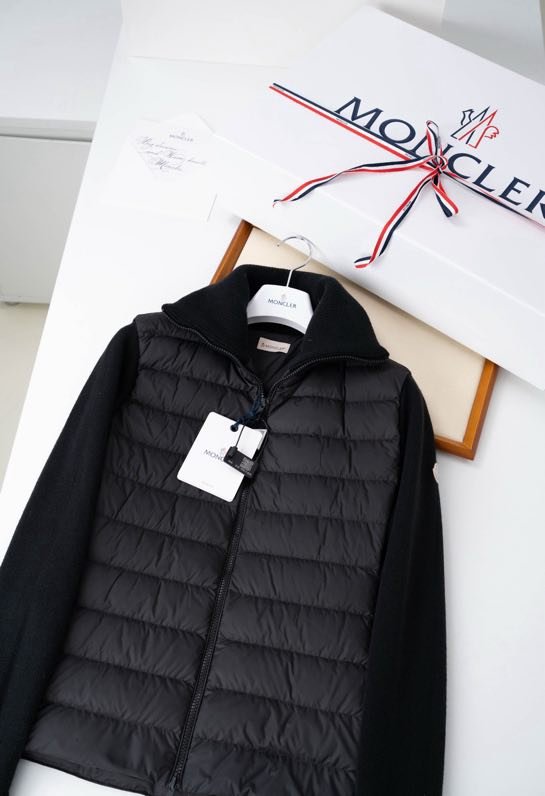 Женский демисезонный пуховик Moncler Cardigan Tricot фото 4