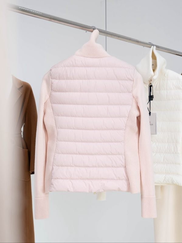 Женский демисезонный пуховик Moncler Cardigan Tricot фото 4