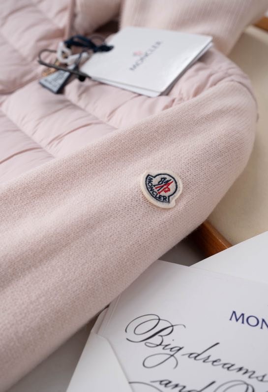 Женский демисезонный пуховик Moncler Cardigan Tricot фото 8