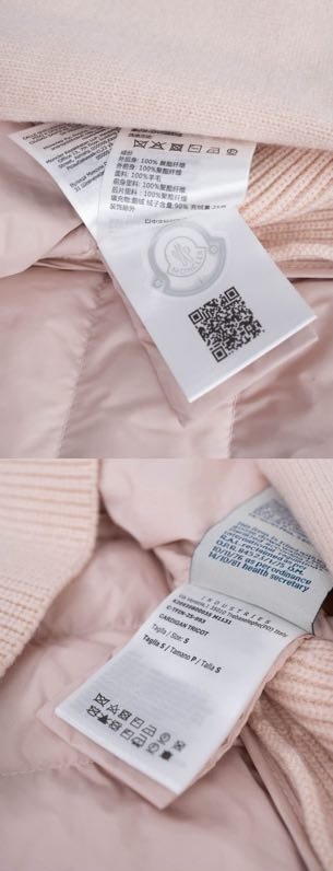 Женский демисезонный пуховик Moncler Cardigan Tricot фото 9