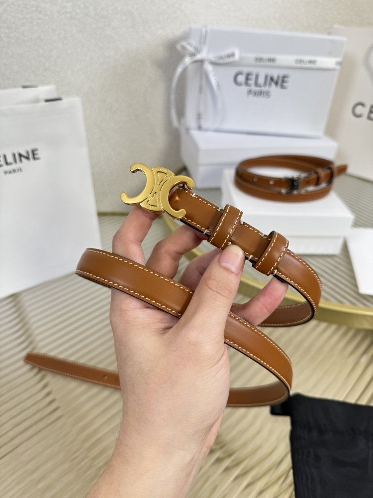 Female belt 18 mm leather