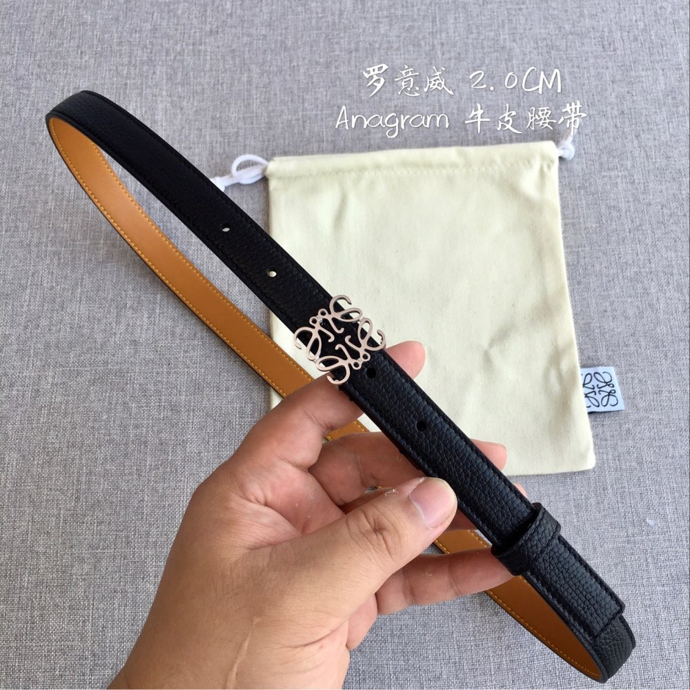 Женский пояс кожаный 20 мм