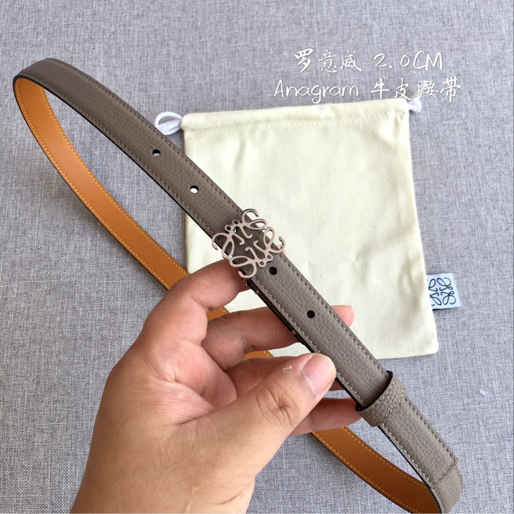 Женский пояс кожаный 20 мм