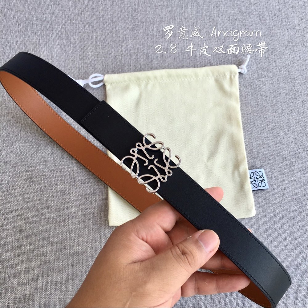 Женский пояс кожаный 28 мм