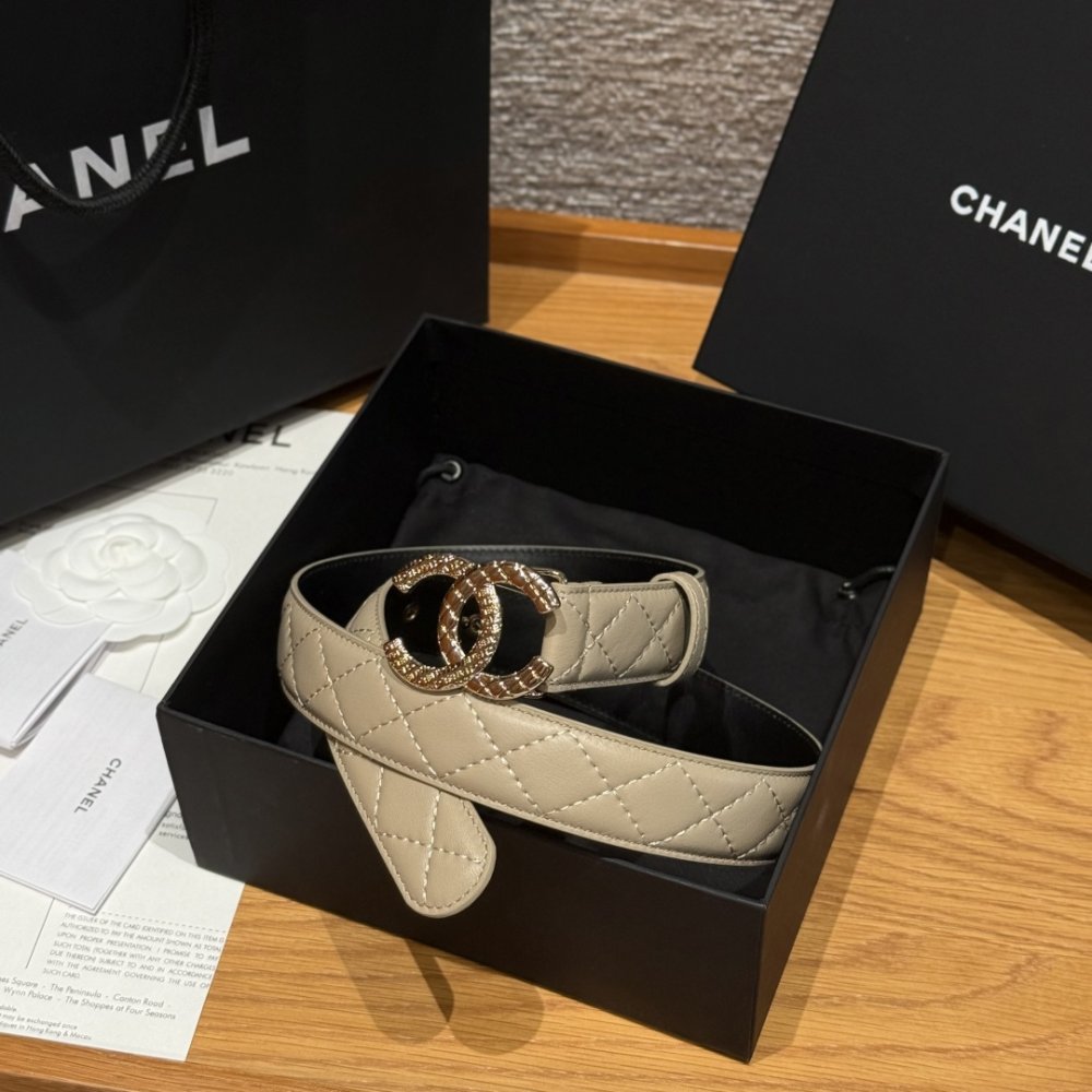 Женский пояс кожаный 30 мм