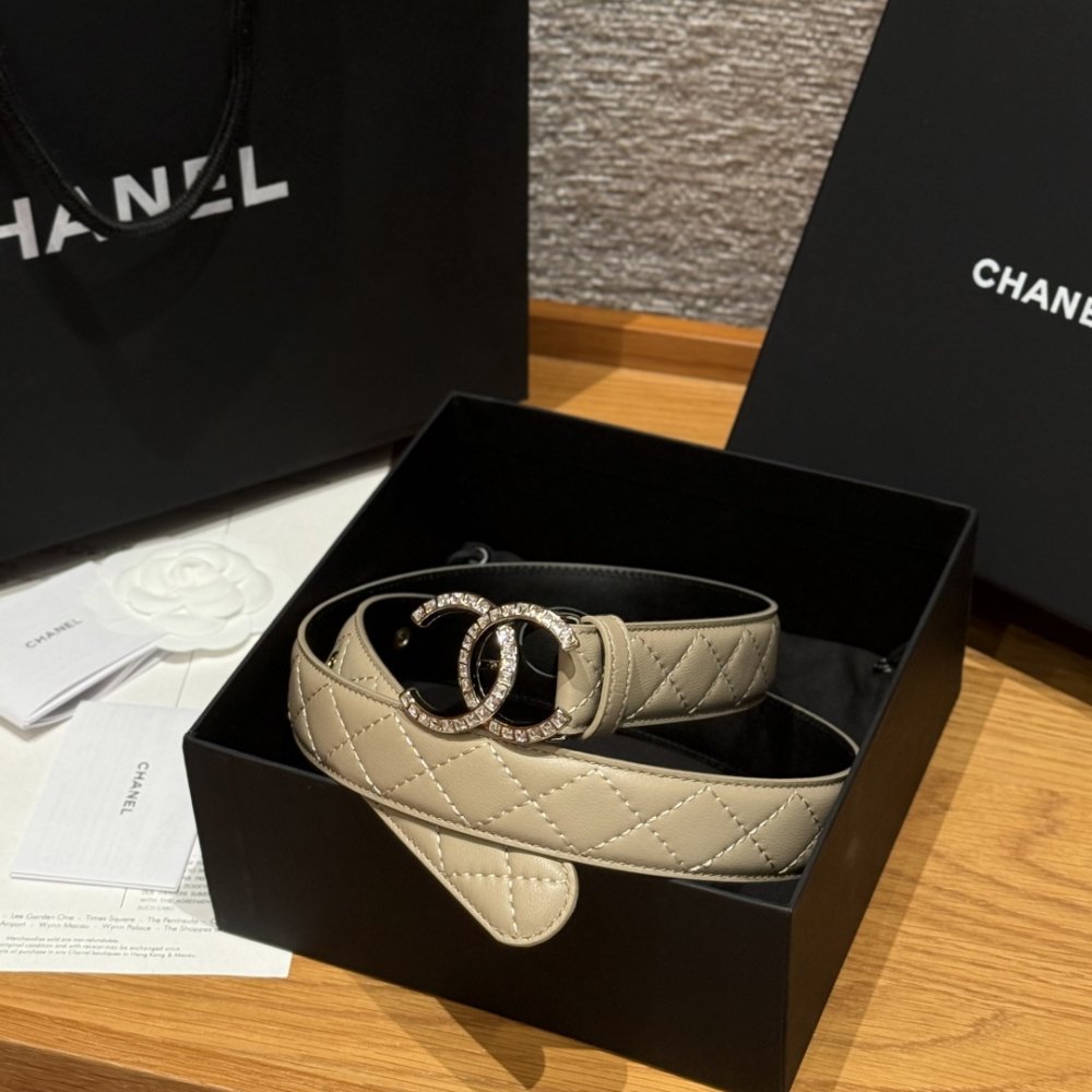 Женский пояс кожаный 30 мм