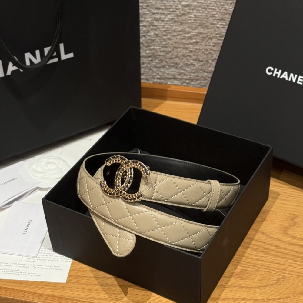 Женский пояс кожаный 30 мм