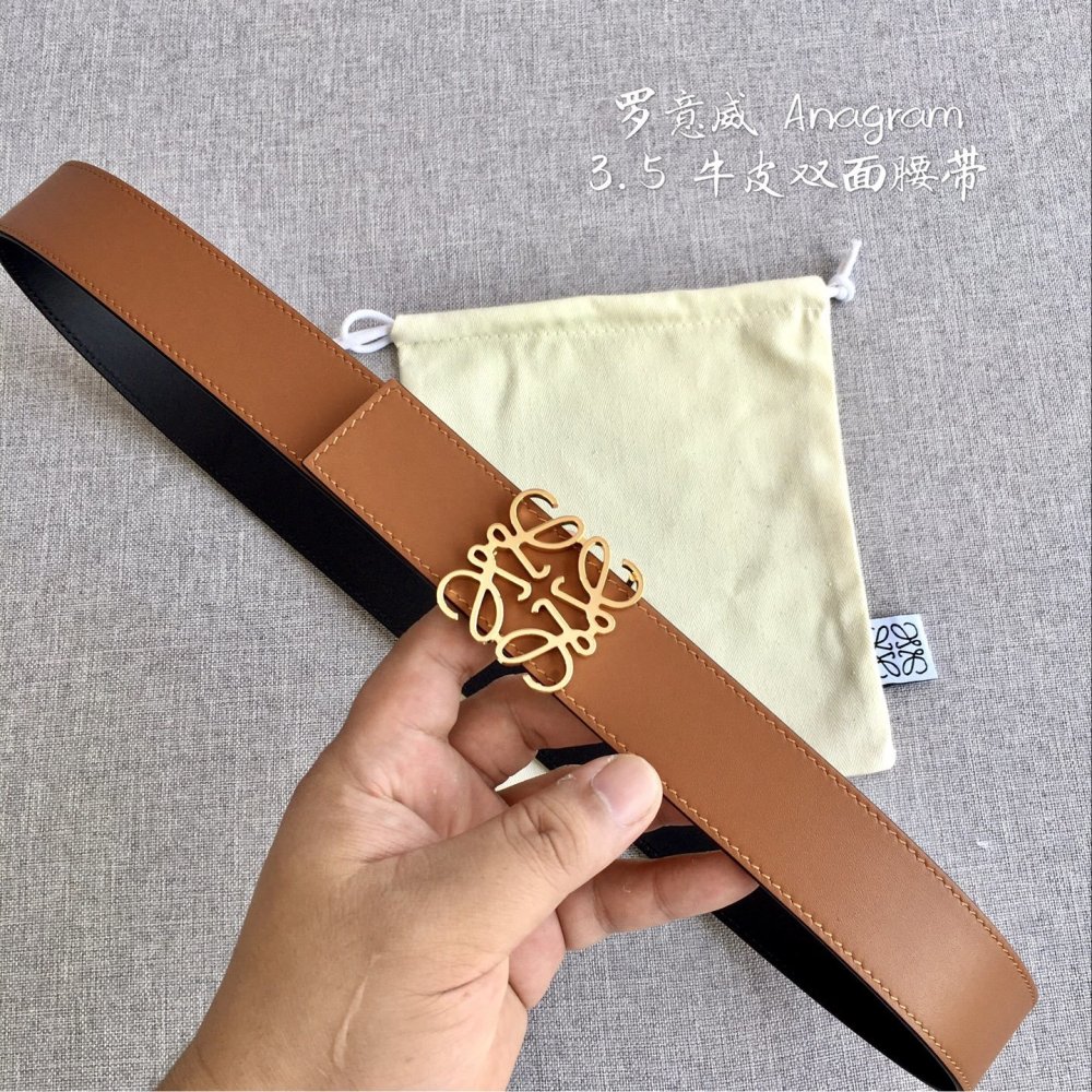 Женский пояс кожаный 35 мм