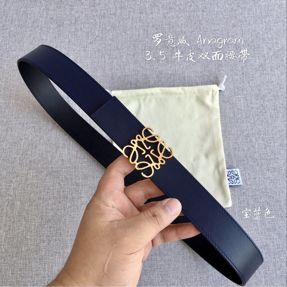 Женский пояс кожаный 35 мм