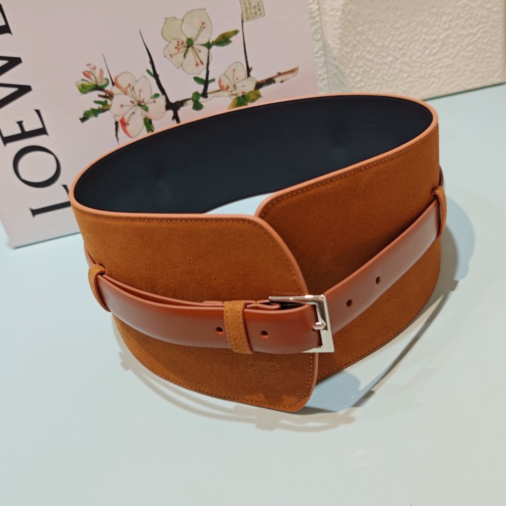 Женский широкий пояс кожаный 120 мм