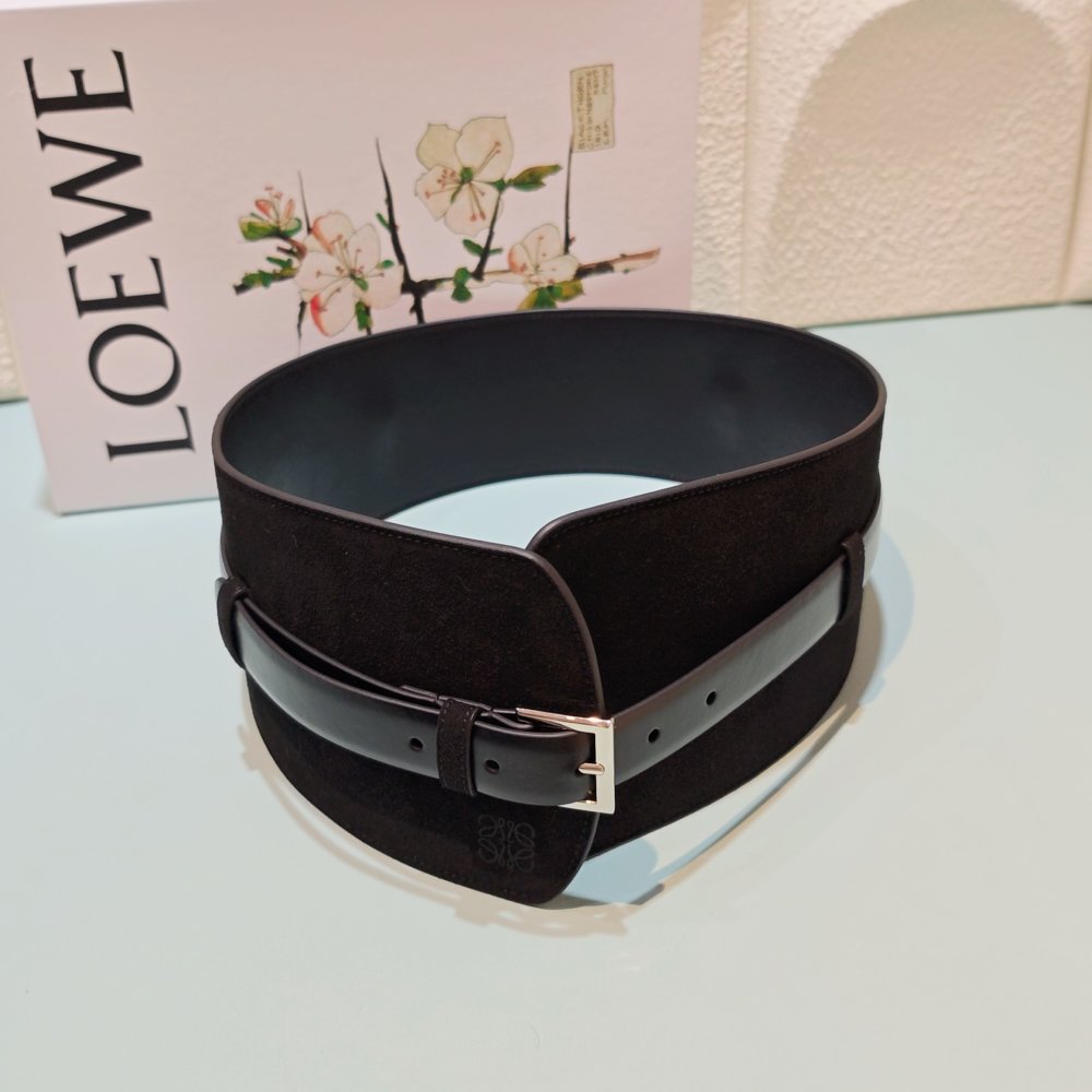 Женский широкий пояс кожаный 120 мм