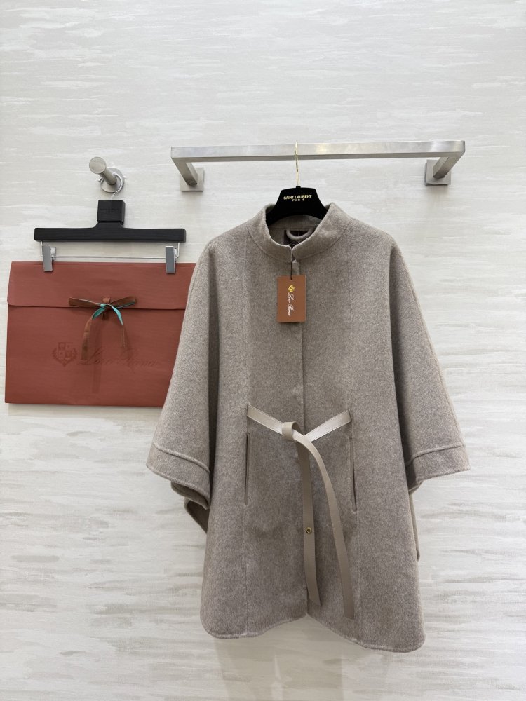 Жіноче пальто накидка з кашеміру