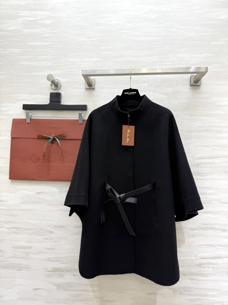 Жіноче пальто накидка з кашеміру