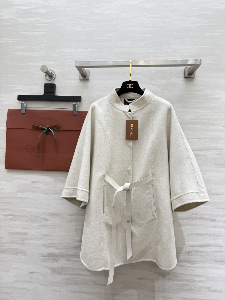 Жіноче пальто накидка з кашеміру