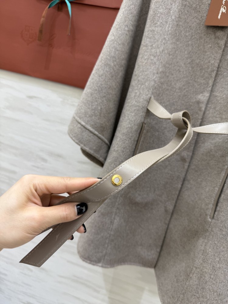 Жіноче пальто накидка з кашеміру фото 6