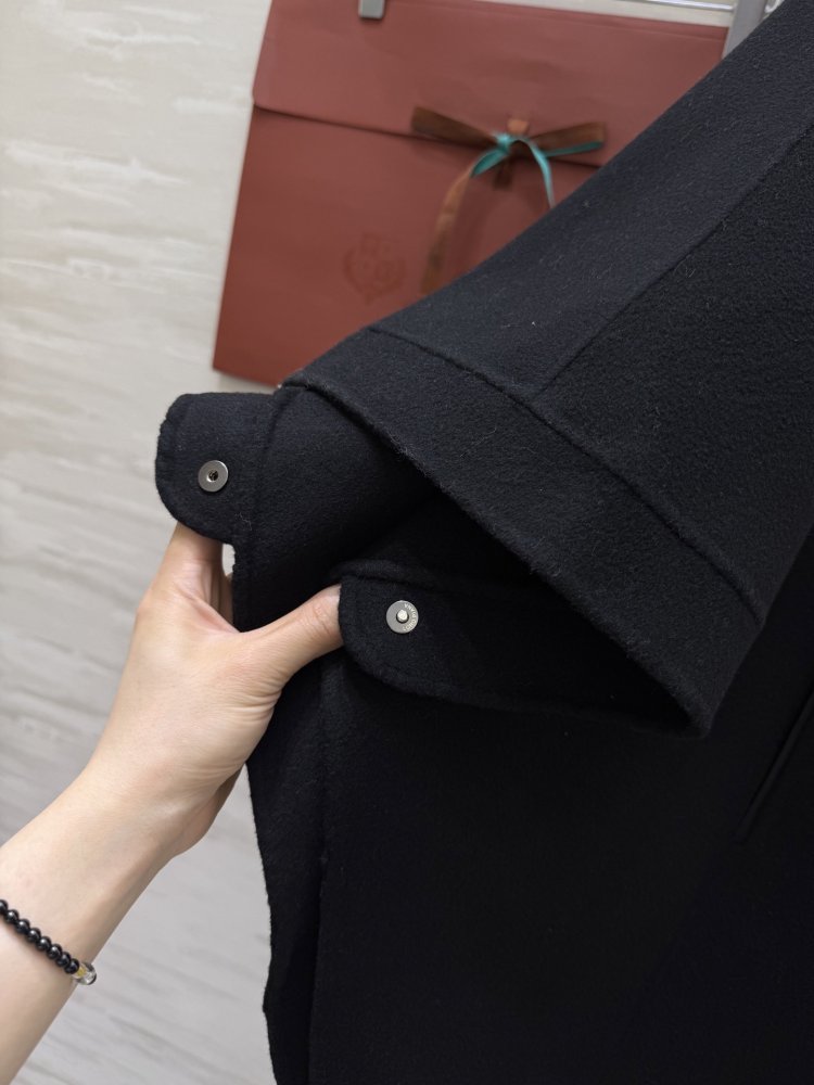 Жіноче пальто накидка з кашеміру фото 9