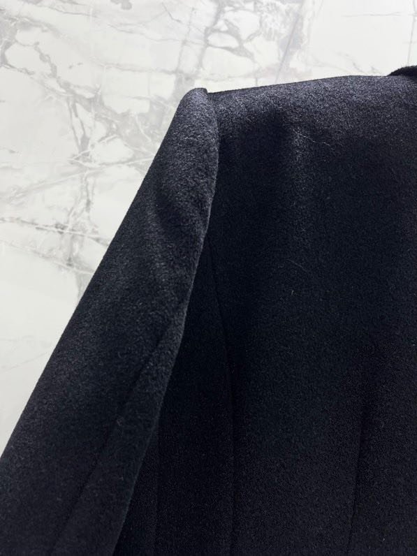 Женское пальто Valentino из шерсти и кашемира с бантом и лацканами фото 3