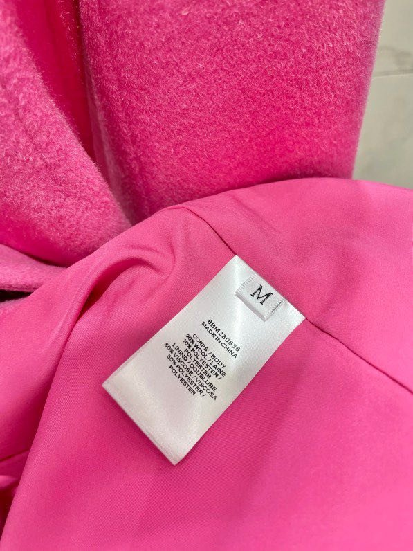 Женское пальто Valentino из шерсти и кашемира с бантом и лацканами фото 7