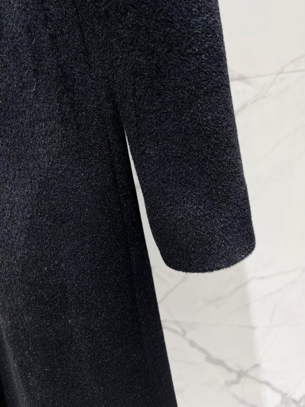 Женское пальто Valentino из шерсти и кашемира с бантом и лацканами фото 7