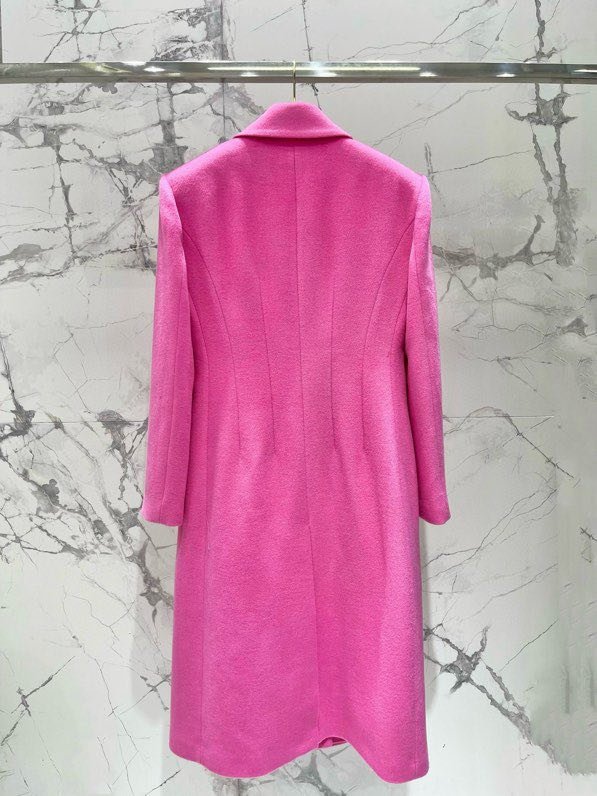 Женское пальто Valentino из шерсти и кашемира с бантом и лацканами фото 9