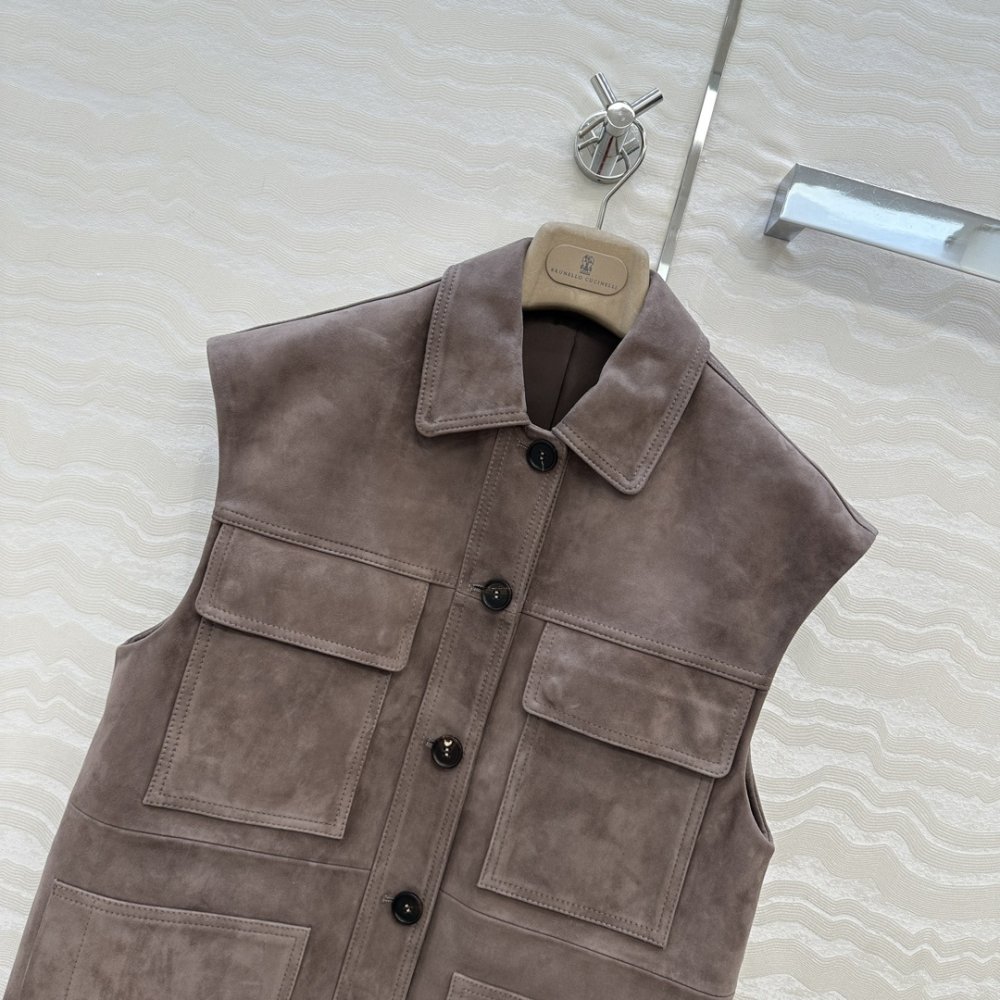 Vest leather фото 2
