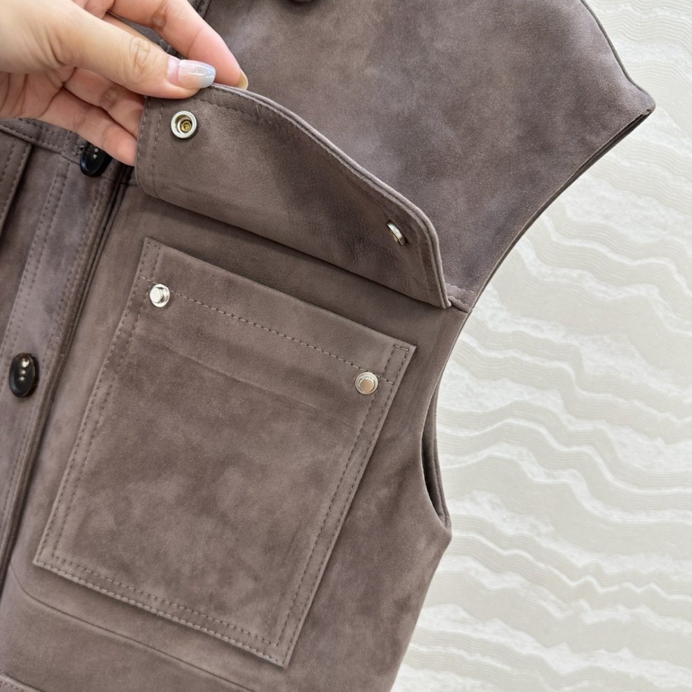 Vest leather фото 4