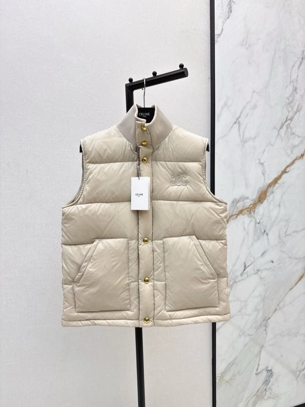 Vest on feathers women's