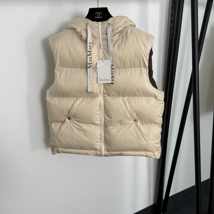 Vest on feathers women's