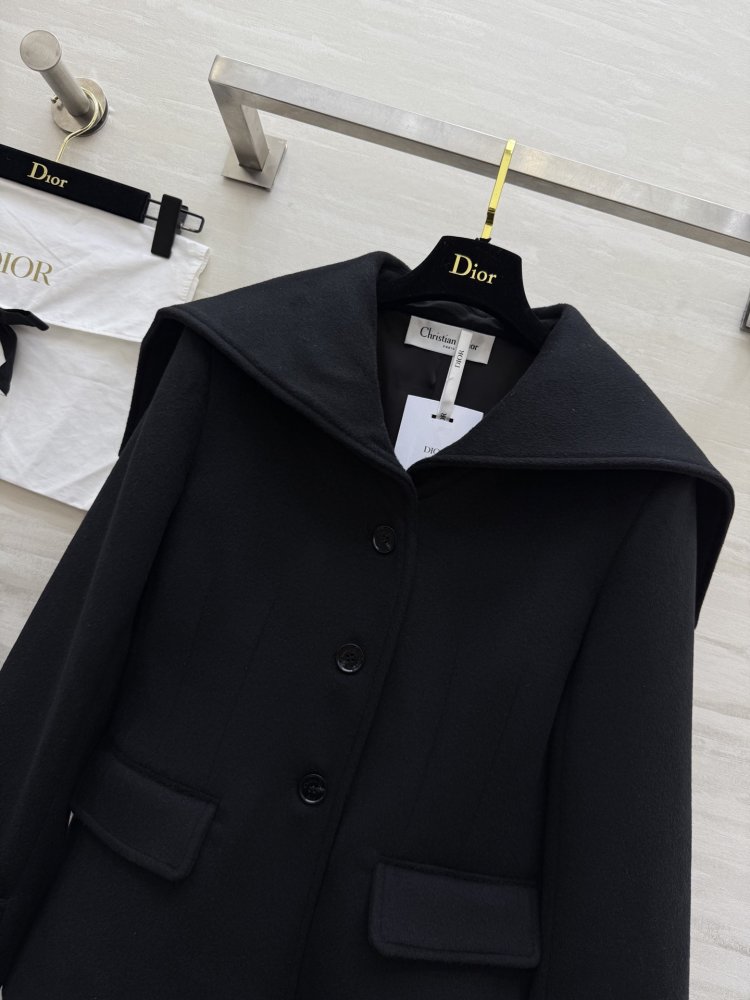 Зимнее шерстяное пальто шаль фото 2