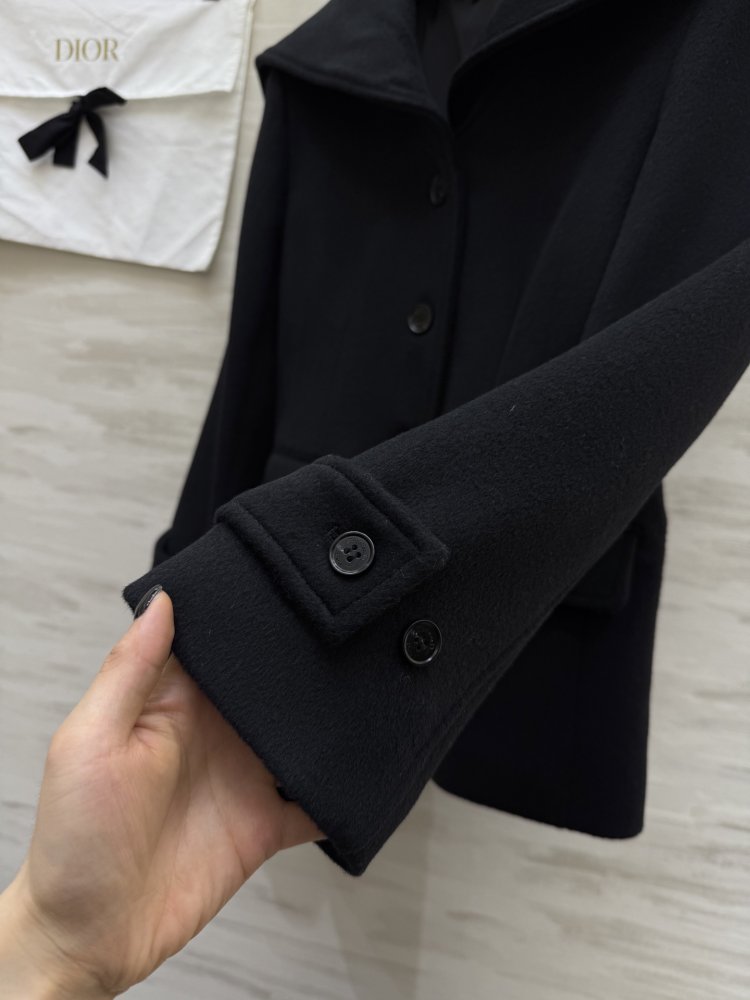 Зимнее шерстяное пальто шаль фото 3