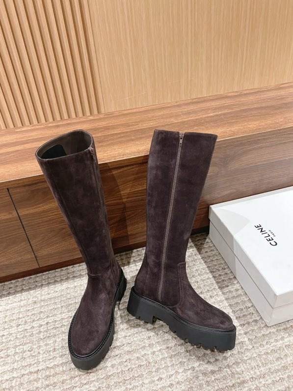 Зимові високі чоботи фото 9