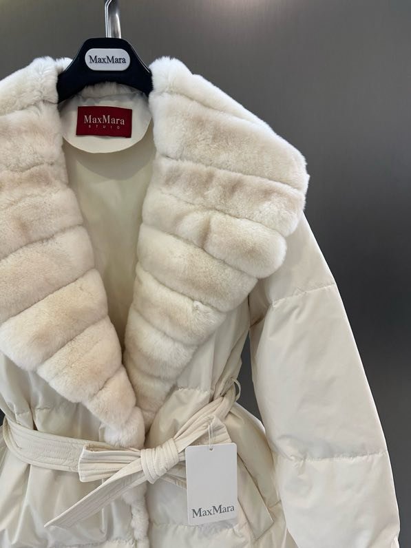 Зимова куртка з хутром кролика фото 6